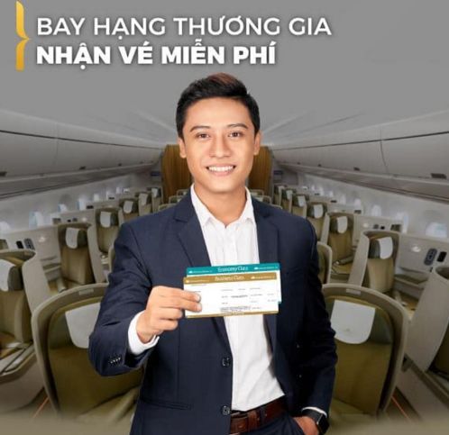 tang ve may bay khi tham quan du an