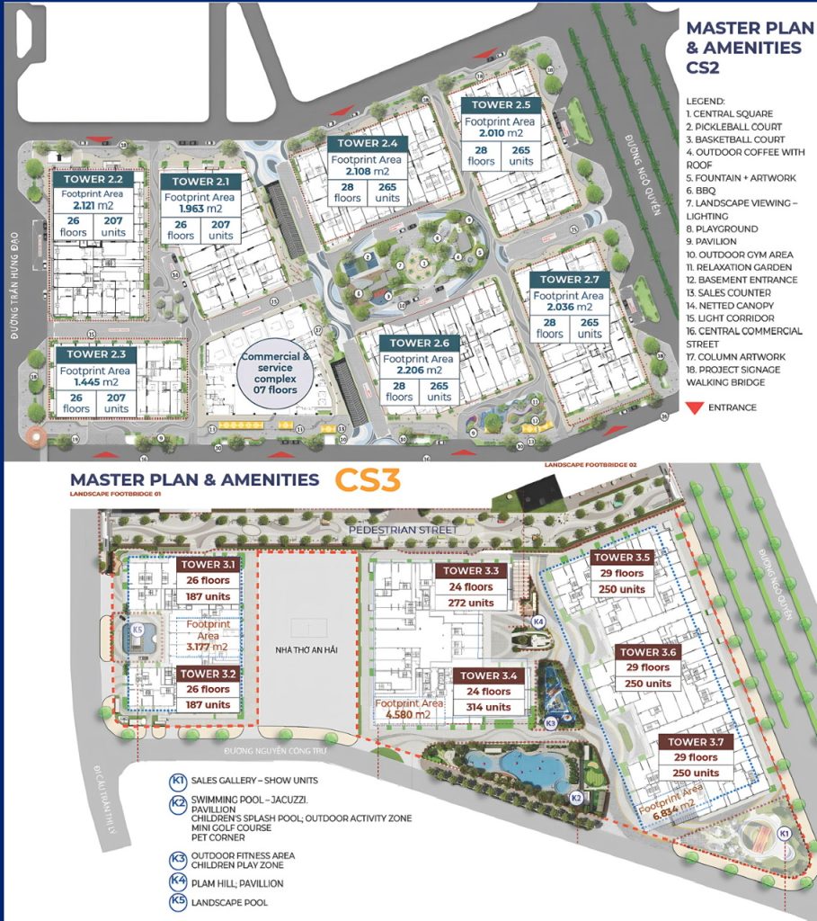 lay out dự kiến caption square